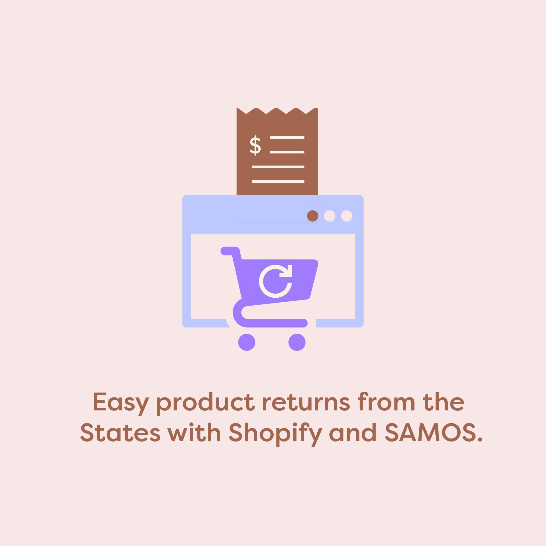 Easy product returns from the states with Shopify and SAMOS